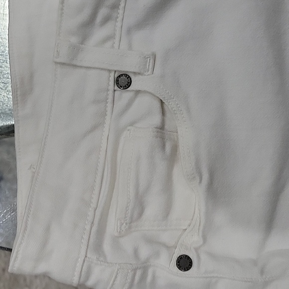 Womens Paige  Jimmy Jimmy Short White Jean Shorts sz 31 - Picture 5 of 7